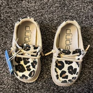 Hey Dude Kids Leopard Print Shoes